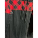 Blooming Jelly Black And Plaid Woman’s Hoodie Size XL Photo 2