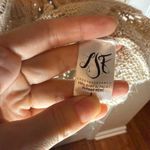 Love Shack Fancy Cream Ruffle Sweater in oatmeal wool size L Photo 4