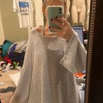 gray bell bottom sweater Silver Size XXL Photo 0