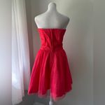 Vintage Y2K Steppin’ Out Coral Pink Strapless A Photo 5