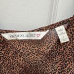 Y2K Victoria’s Secret brown cheetah print night gown lingerie Sheer Slip Dress L Size L Photo 3