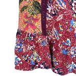 Matilda Jane “Lovely Menagerie” Dress Women’s Medium Rayon Floral Flounce Hem Photo 5