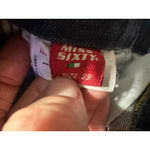 Miss Sixty  Women Blue Denim Capris Cropped Jeans Size 29 Zipper Ankle Detail Photo 6