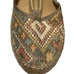 Dolce By Mojo Moxy 8M Boho Lace-Up Embroidered Platform Espidrille Wedge Sandal Photo 5