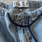 Daze Light Wash Baggy Wide Leg High Rise Jeans Blue Size 27 Photo 1