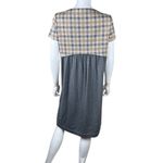 J.Jill Women's Short Sleeve Plaid Sheath Dress Small Tall Photo 5