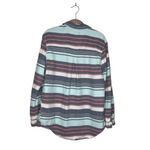 BDG Urban Outfitters Striped Long Sleeve Button Up Flannel Size Large Photo 3