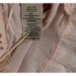 Soft Surroundings  Shirt Women Small Blush Pink Teresa Tunic Neutral Boho Peasant Photo 6
