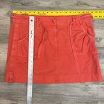 J.Crew  Pink Weathered Chino Classic Twill Zip & Button Front Mini Skirt Size 12 Photo 9