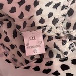 NWOT Leopard Print Black and White Short Dress With Ruffles Hem Size M Photo 2