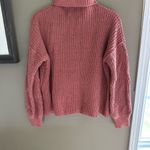 Poof! Dusty Rose Knit Sweater Photo 3