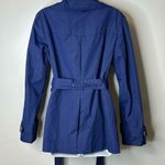 London Fog Blue Belted Jacket Size S Photo 2