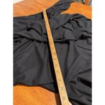 Apt. 9  Black Slouch Deep V-Neck Blouse Large Women’s Long Sleeve L Photo 6