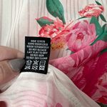 VICI Long Sleeve Sheer Floral Women’s Blouse Pink White Size Small Photo 3