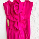 BCBGMAXAZRIA BCBG Strapless Pink Dress Photo 2