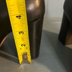 Coach Black Leather Open-Toe Ankle Boots | Size 7 Photo 8