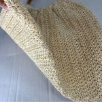 Vintage 70’s Sears, Roebuck & Co Raffia Straw bag with bamboo handles Photo 9