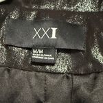 Forever 21 Shiny Black Jacket Moto Style Photo 5