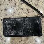 DKNY Wristlet Wallet Faux Snakeskin Leather Clutch Photo 1