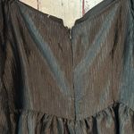 All in Favor NWT Long Sleeve Plissé Satin Minidress Photo 11