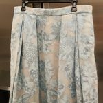 St. John ππ Formal High Waisted Jacquard Floral Embroidered Ball Skirt 10 NWOT Photo 2