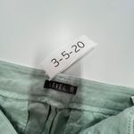 Level 99 Shorts Womens 29 Green Cassandra Linen Blend Casual Summer Pockets Photo 2