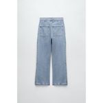 ZARA Tweed Trim Crop Jeans Photo 12