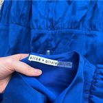 Alice + Olivia Ann Tiered Blue Mini Dress Photo 4