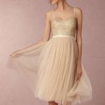 Needle & Thread BHLDN  Coppelia Dress in Nude Photo 0