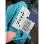 shirt Dress blue shoulder pads 100% silk Size 12 Photo 7