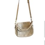 Kate Spade  Beige Leather Shoulder Bag‎ Gold Accents Casual Women's Handbag Photo 6