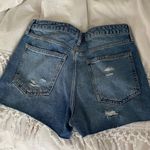 Forever 21 Distressed Jean Shorts with red stripe Photo 2