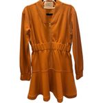 New A. Putnam Rita Dress Women's Terra Long Sleeve Mini Minimalist Golf Size XS Brown Photo 3