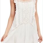 Free People  Priscilla Dress White Crochet Mini Photo 0