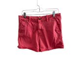 American Eagle  Super Stretch Midi Shorts Women’s Size 10‎ Coral Photo 1