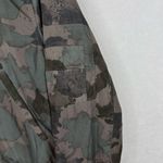 Harley Davidson Women's Camo Cropped Windbreaker Jacket in Green Size Large Photo 2