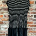 Fendi Black Stripe Knit Drop Waist Mini Dress Size 42 Photo 6