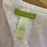 Sigrid Olsen  White & Pink Eyelet Skirt 14 Photo 4