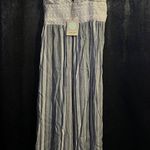 Rebellion Again Romper, White and Blue, Size L Photo 1