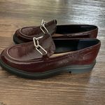 Alfani sz 9 burgundy Paton leather loafers NWT Photo 6