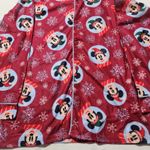Disney Mickey mouse and Minnie Christmas Pajamas set women's small Red Photo 3