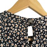 Paco Rabanne Black Floral Jersey Short Sleeve Crewneck Midi Dress Size XXL Photo 14