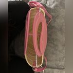 Christian Louboutin Louboutin pink leather & raffia bag Photo 1