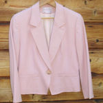 Pendleton Vintage 80's Pale Pink Blazer Photo 0