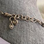 Brighton Y2K Reno Double Sided Reversible Silver tone Heart Charm Pendant Bead Necklace adjustable length #gothic #whimsygoth #celestial #fairy Photo 4