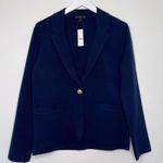 J.Crew Camille Shrunken Sweater Blazer Size Small NWT NAVY Blue Photo 1