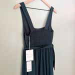 Show Me Your Mumu NWT  Claire Midi Bridesmaid Dress Emerald Green Size Large Photo 5