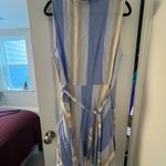 1. State Linen Blend Midi Shirt Dress Photo 2