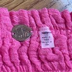 Free People  One Perla Eyelet Lace Off Shoulder Pink/Rose Crop Top Size S $88 Photo 5