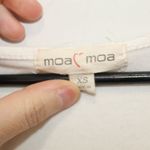 Moa Moa  Striped Color Block Tie Front Shirt Size XS Photo 2